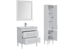 Тумба с раковиной Aquanet Бостон 80 ясень - 3