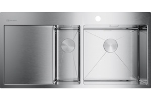 Мойка кухонная Omoikiri Akisame 100-2-IN-R нержавеющая сталь