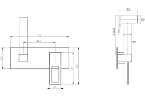 Гигиенический душ Boheme Q со смесителем 147-WG - 2