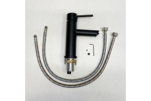 Смеситель для раковины Comforty черный матовый - 3