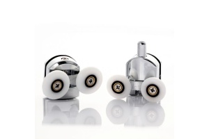 Душевая дверь Abber Schwarzer Diamant 130 профиль хром (AG30130H) - 3