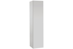 EB1850G-N18 Колонна 40 см, шарниры слева, серая внутренняя отделка, отделка белый меламин