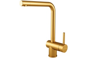 Смеситель для кухни Paulmark Spring брашированное золото