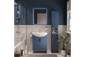 Шкаф-пенал DIWO Сочи 30, синий - 2