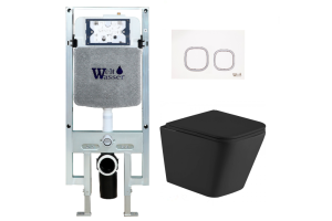 Комплект Weltwasser AMBERG 497 ST + GELBACH 004 MT-BL + AMBERG RD-WT (10000006693)