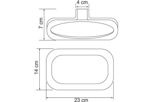 Полотенцедержатель Wasserkraft Kammel K-8360white - 3