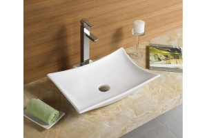 Раковина накладная Ceramalux N 56 белый (9176)