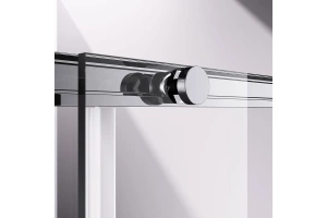 Душевая дверь в нишу Vincea Slim-N 120х195 профиль хром стекло прозрачное - 3