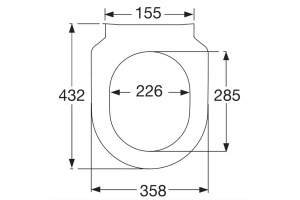 Сиденье для унитаза Villeroy&Boch Avento белое с системой микролифт - 2