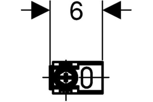 Комплект крепления для инсталляций Geberit Duofix 111.835.00.1 угловой к стене - 3