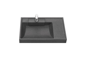 Раковина мебельная Aquaton Рейн 80 серый матовый - 3