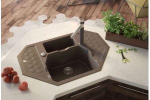 Мойка кухонная Alveus Sensual Granital 60 chocolate - 3