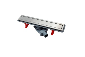 Душевой лоток Pestan Confluo Premium Line 450 черное стекло/сталь