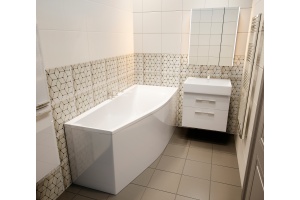 Ванна из искусственного камня Астра-Форм Скат 170x75, правая - 2