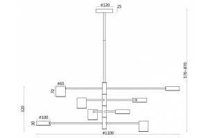 Подвесная люстра F-promo Ducan 3094-8P - 2