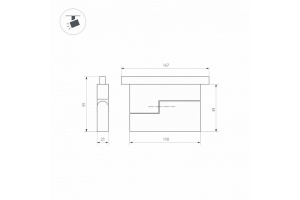 Светильник на штанге Arlight MAG-ORIENT 034659(1) - 2