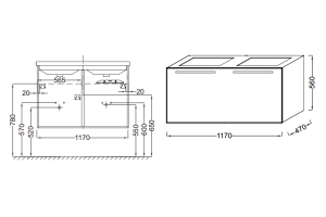  Jacob Delafon Panache (E98716-CP) - 2