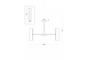 Люстра на штанге Freya Fiore FR5368CL-14BS - 2
