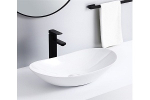 Раковина накладная CeramaLux N 61.5 см белый (7811А)