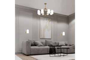 Бра Eurosvet Bambola 60157/1 латунь - 3