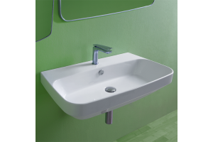 Simas Baden Baden Раковина подвесная 80х45 см, с 1 отв. для смесителя, цвет белый (без крепления F89)