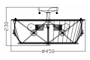Потолочный светильник Maytoni Bellone ARM369-03-G - 3