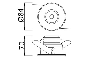 Встраиваемый светильник Mantra Cies C0082 - 3