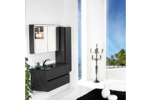 Тумба под раковину Armadi Art Vallessi 120 черный матовый - 2