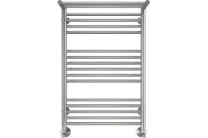 Водяной полотенцесушитель Terminus Аврора П16 500х800 c полкой Хром