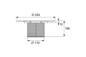 Удлинитель с фланцем, без решетки - 3