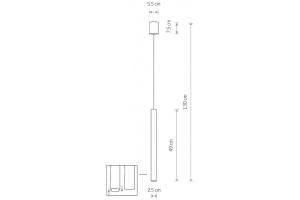 Подвесной светильник Nowodvorski Laser 490 10452 - 2