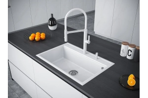 Мойка кухонная Paulmark Stepia 75 белый матовый - 3