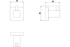 Крючок Timo Selene 10011/00 chrome - 2