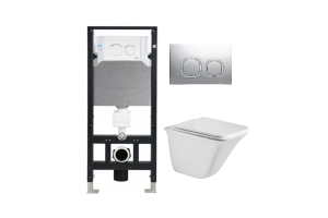 Комплект Weltwasser AMBERG 506 + ROTBACH 004 GL-WT + AMBERG RD-CR (10000006832)