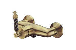 Смеситель для душа Boheme Vogue бронза с черным