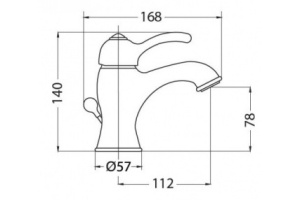 Смеситель для раковины Migliore Lem Swarovski 18893 золото - 2