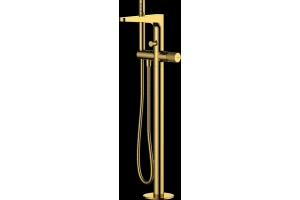 Напольный смеситель для ванны  Wasserkraft Sauer золото