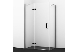 Душевой уголок Wasserkraft Aller 10H10LB black matt, 120x100 см