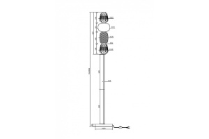 Торшер Maytoni Pattern MOD267FL-L32CH3K - 2