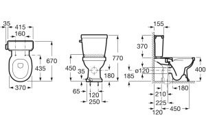 Бачок для унитаза Roca Carmen 3410A1000 - 3