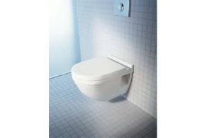 Унитаз подвесной Duravit Starck 3 с крышкой, белый (2200090000) - 3