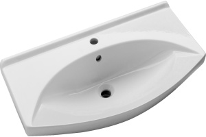 Мебельная раковина Dreja Лагуна 75 белая