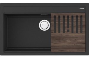 Мойка кухонная Omoikiri Kitagawa 86-LB графит