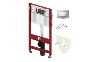 Комплект инсталляции Tece TECEbase с кнопкой хром