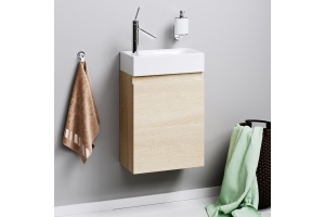 Тумба с раковиной Aqwella Leon MP 40 дуб сонома - 2
