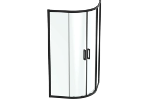 Душевой уголок Ideal Standard Connect 2 100x100 профиль черный стекло прозрачное