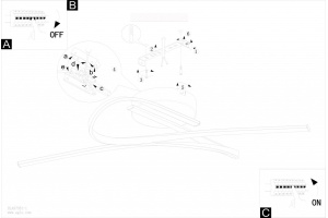 Потолочный светодиодный светильник Eglo Palozza 97361 - 2