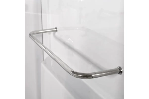 Душевая кабина Deto L 120х80 с гидромассажем, хром (L620RNLED+GM) - 3