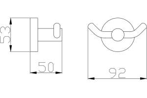 Крючок двойной Rav Slezak Colorado хром - 2
