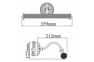 Подсветка для картин Maytoni Renoir PIC118-22-R - 3